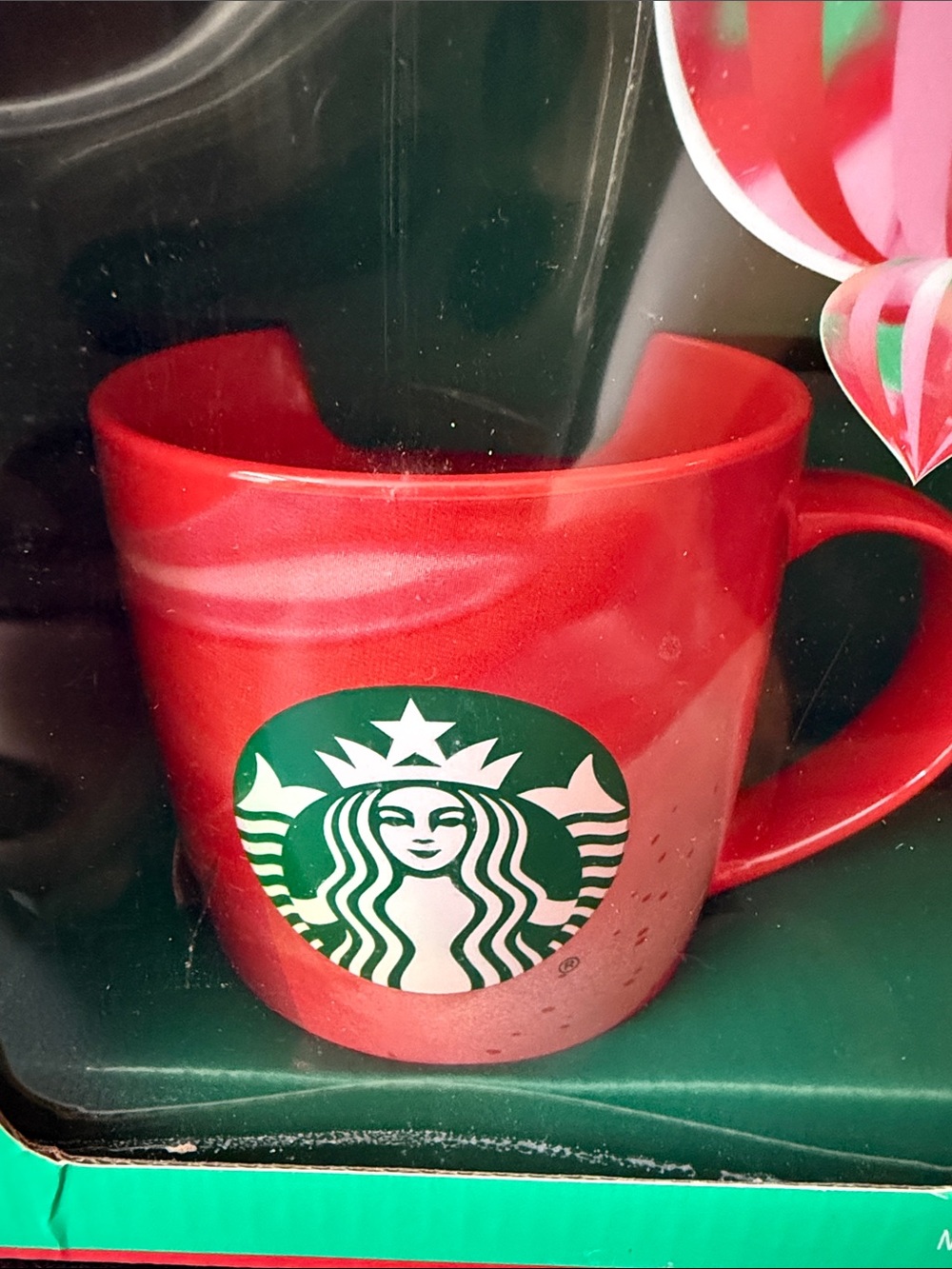 Starbucks Red and Green Holiday Mugs. New. - Picture 2 of 3